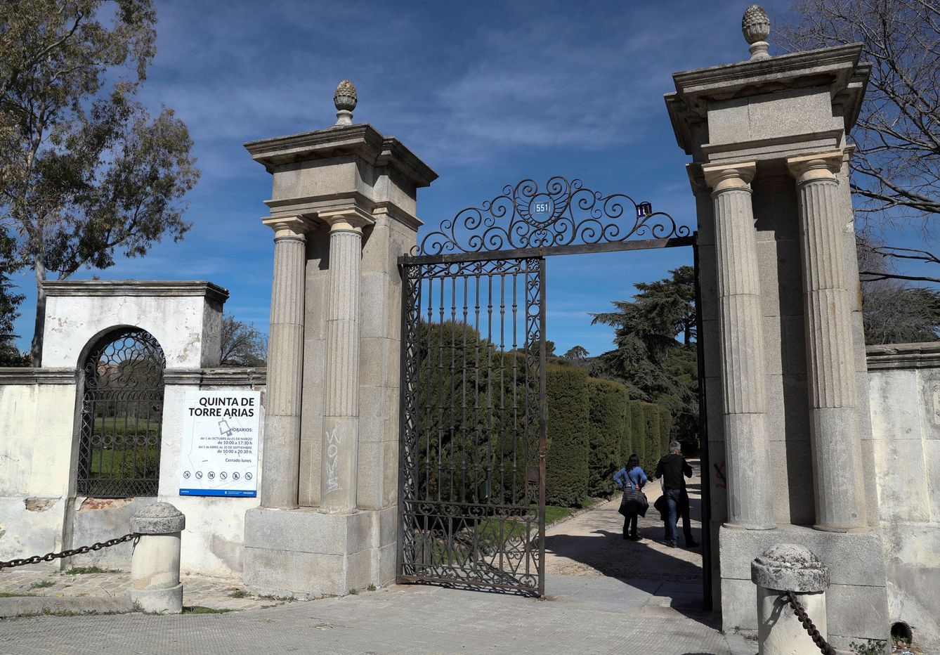 Parque de la Quinta de Torre Arias. (EFE/Ballesteros)