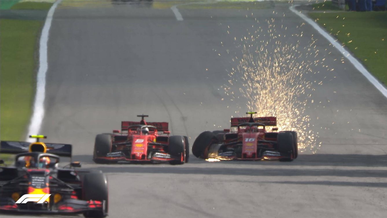 Dentro de Ferrari saltaron chispas en Brasil.
