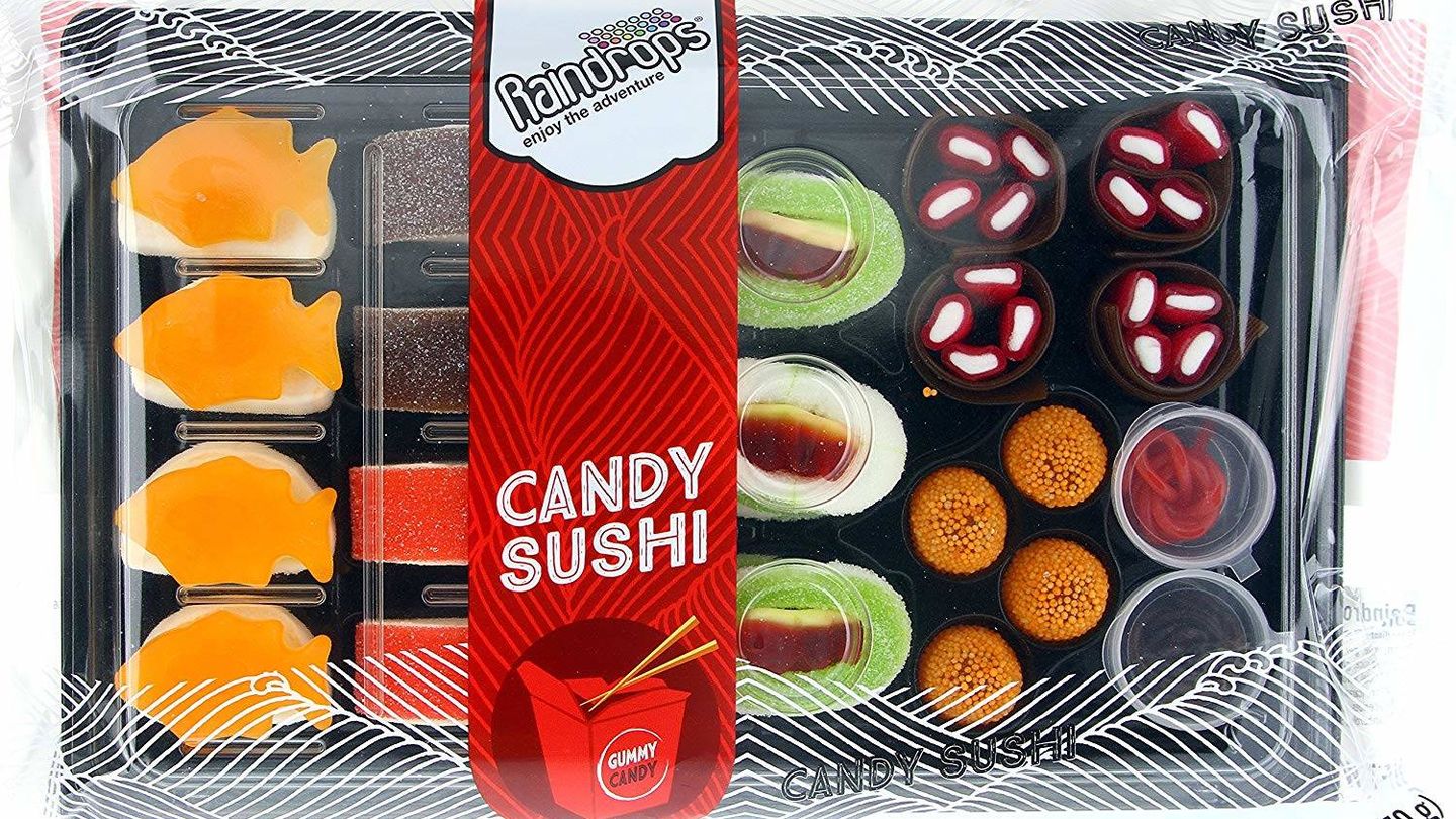 Candy sushi de Amazon.
