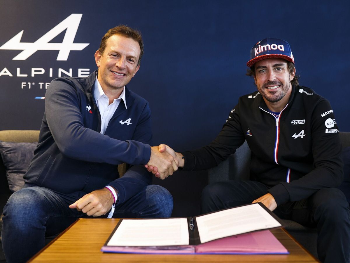 Foto: Fernando alonso prolonga su contrato con Alpine para 2022