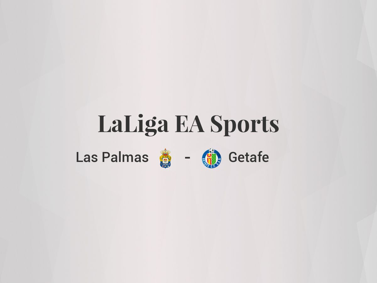 Foto: Resultados Las Palmas - Getafe de LaLiga EA Sports (C.C./Diseño EC)