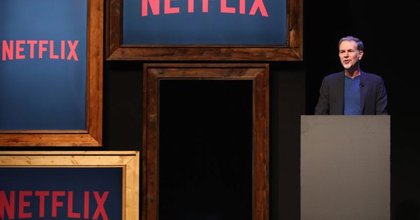 Foto: El CEO de Netflix, Reed Hastings, durante la presentación del evento en Berlín What's Next