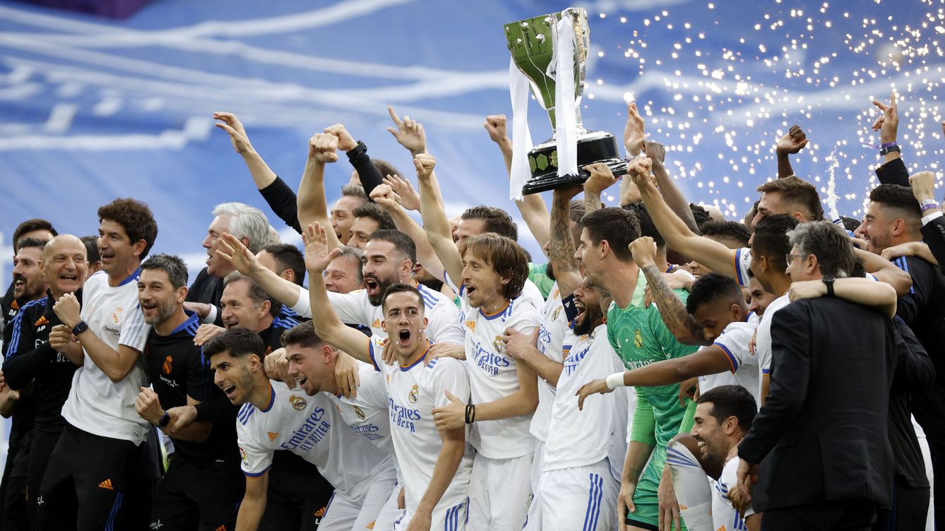 Foto: El Real Madrid ya es el nuevo campeón de Liga. (Reuters/Juan Medina)