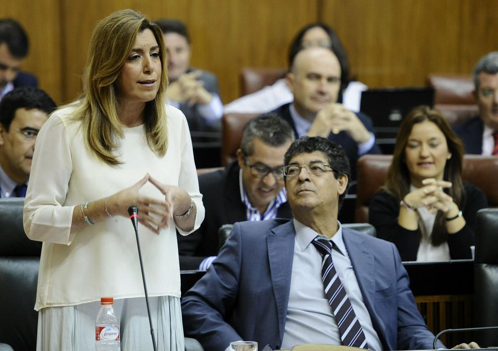 Foto: La presidenta andaluza, Susana Díaz, junto al vicepresidente Diego Valderas (EFE)