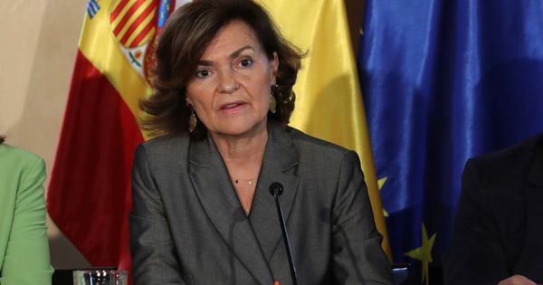 Foto: Carmen Calvo, vicepresidenta del Gobierno en funciones, este 24 de septiembre en Madrid. (EFE)