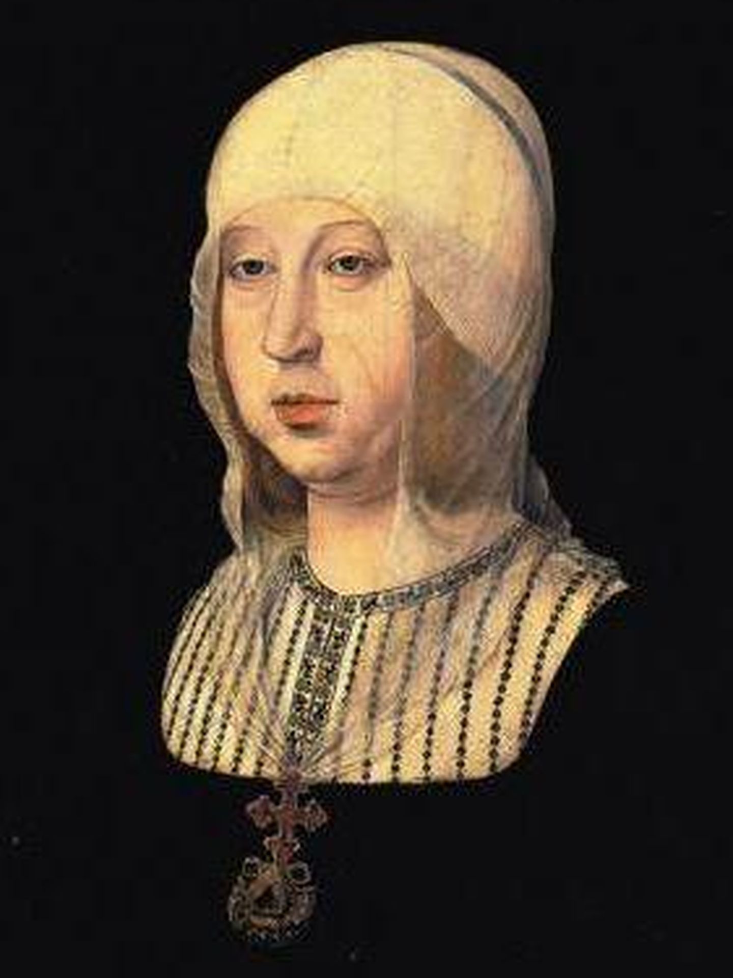 Retrato de la reina Isabel la Católica de Juan de Flandes.