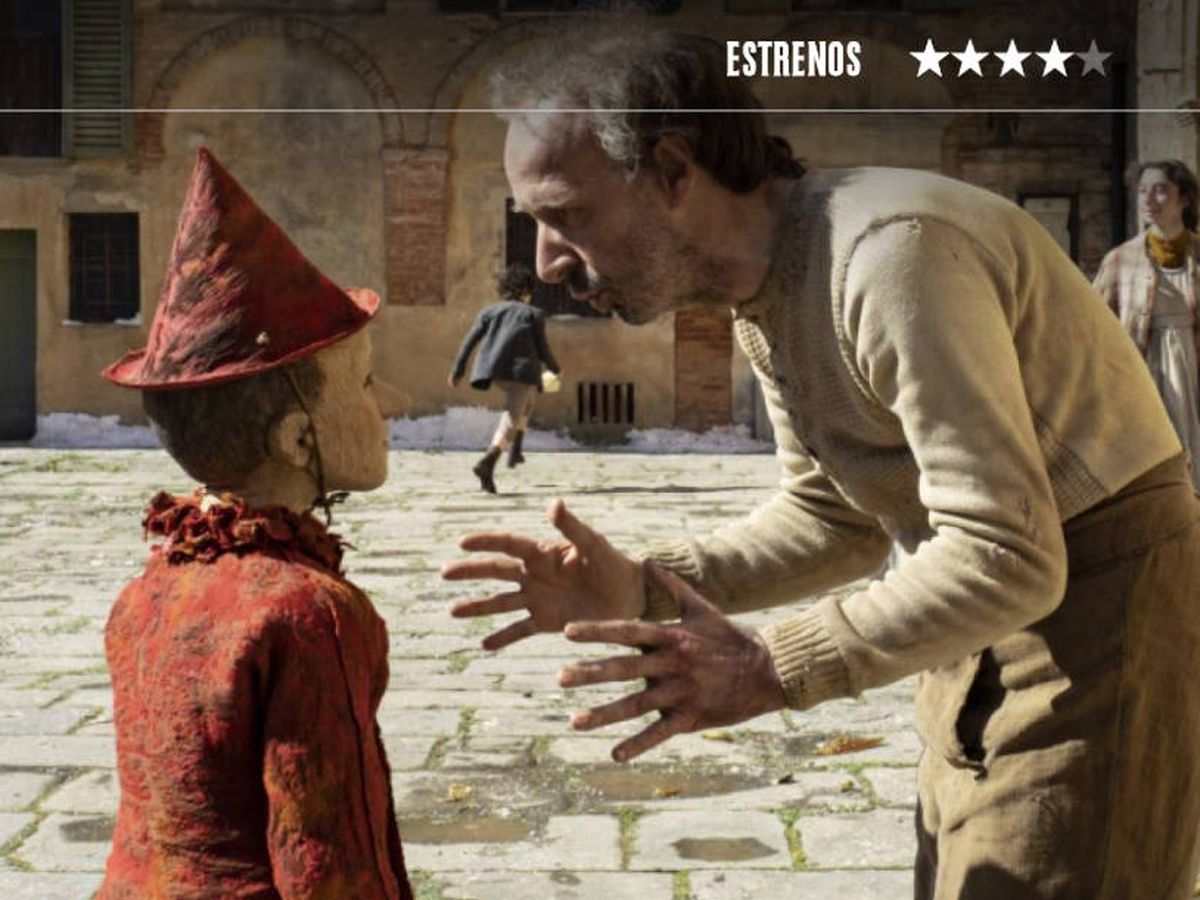 Foto: Roberto Benigni es Gepetto en esta nueva adaptación de 'Pinocho'. (Warner)