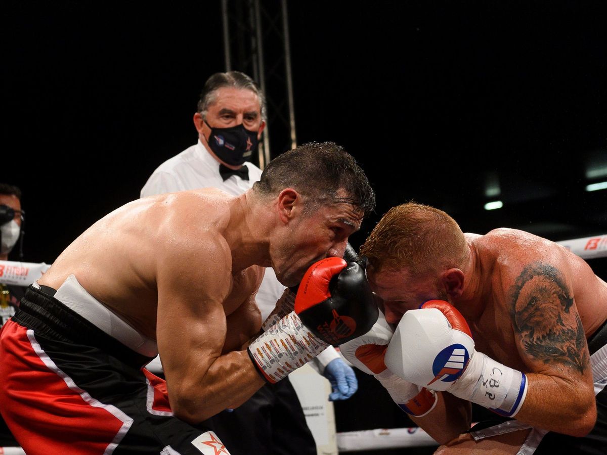 Foto:  Sergio "Maravilla" Martínez, el pasado 22 de agosto, en su primea pelea tras el regreso a la competición. (Efe)