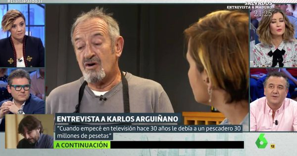 Foto: Cristina Pardo entrevista a Karlos Arguiñano en 'Liarla Pardo'. (Atresmedia)