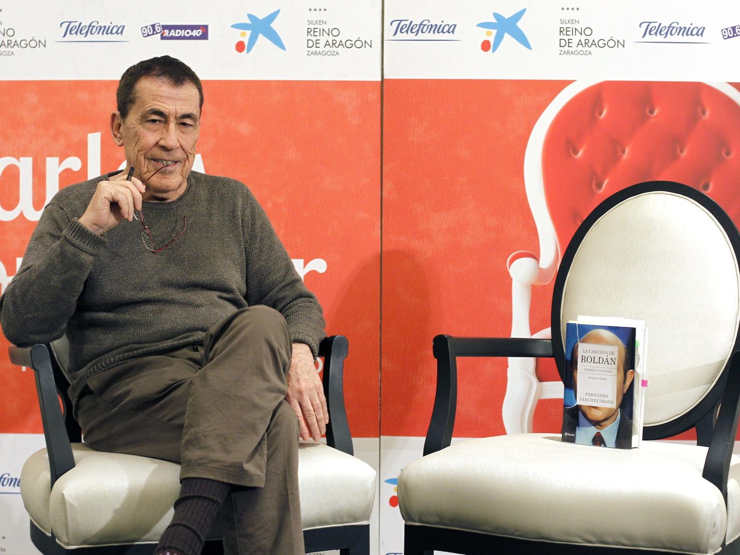 El escritor Fernando Sánchez Dragó, en la tertulia Charlas con Valor en 2015. (EFE/Javier Belver)