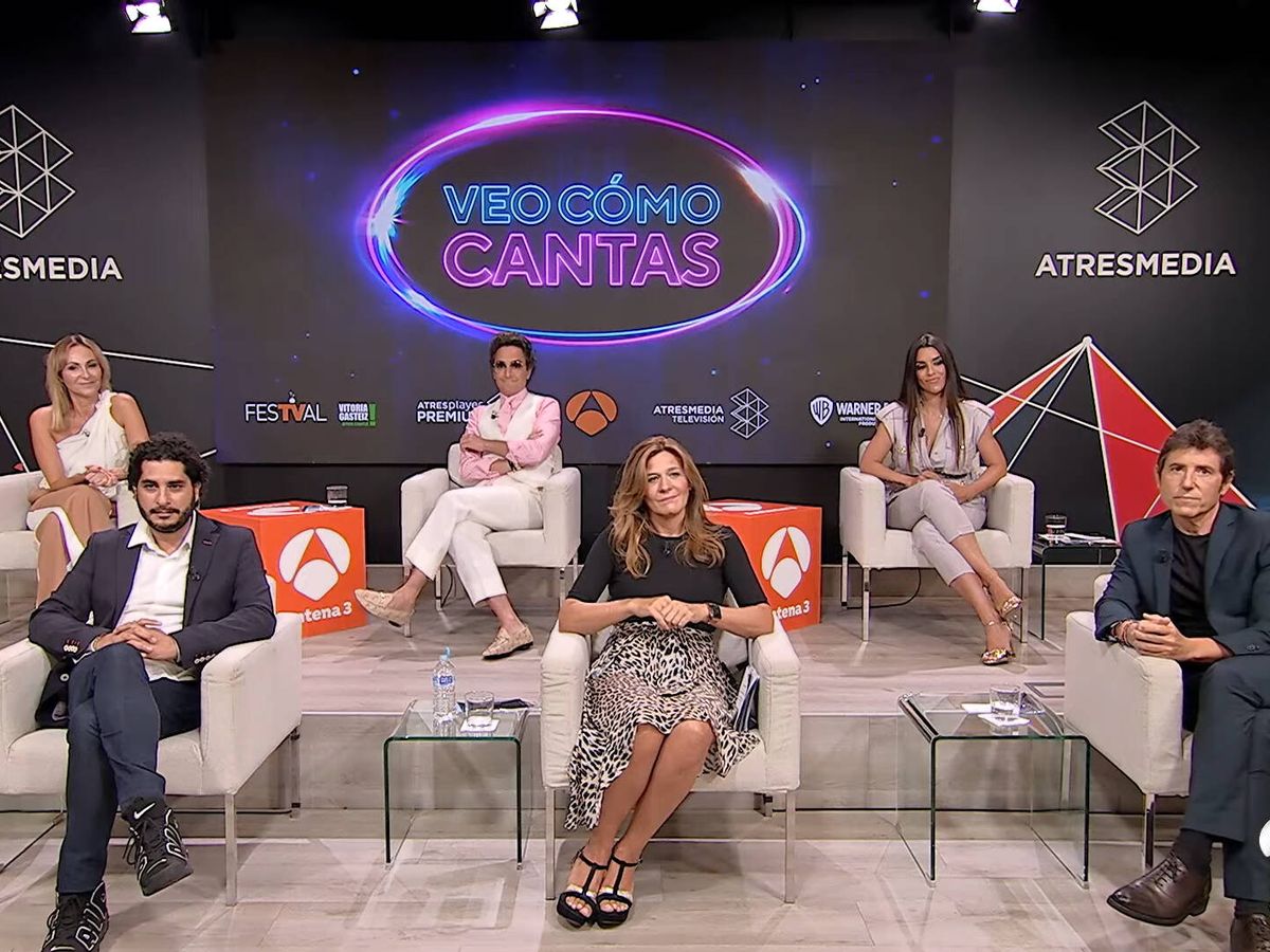 Foto: Equipo de 'Veo como cantas'. (Antena 3)