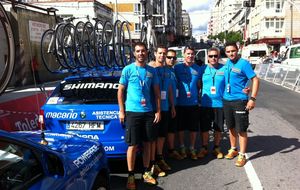 Equipo Shimano, mecánicos para todos en la Vuelta Ciclista a España