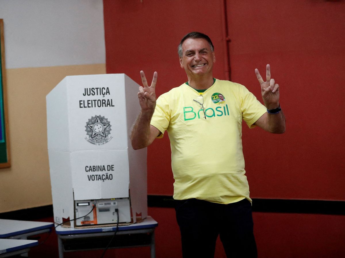 Foto: Jair Bolsonaro durante las elecciones de Brasil. (Reuters/Bruna Prado)