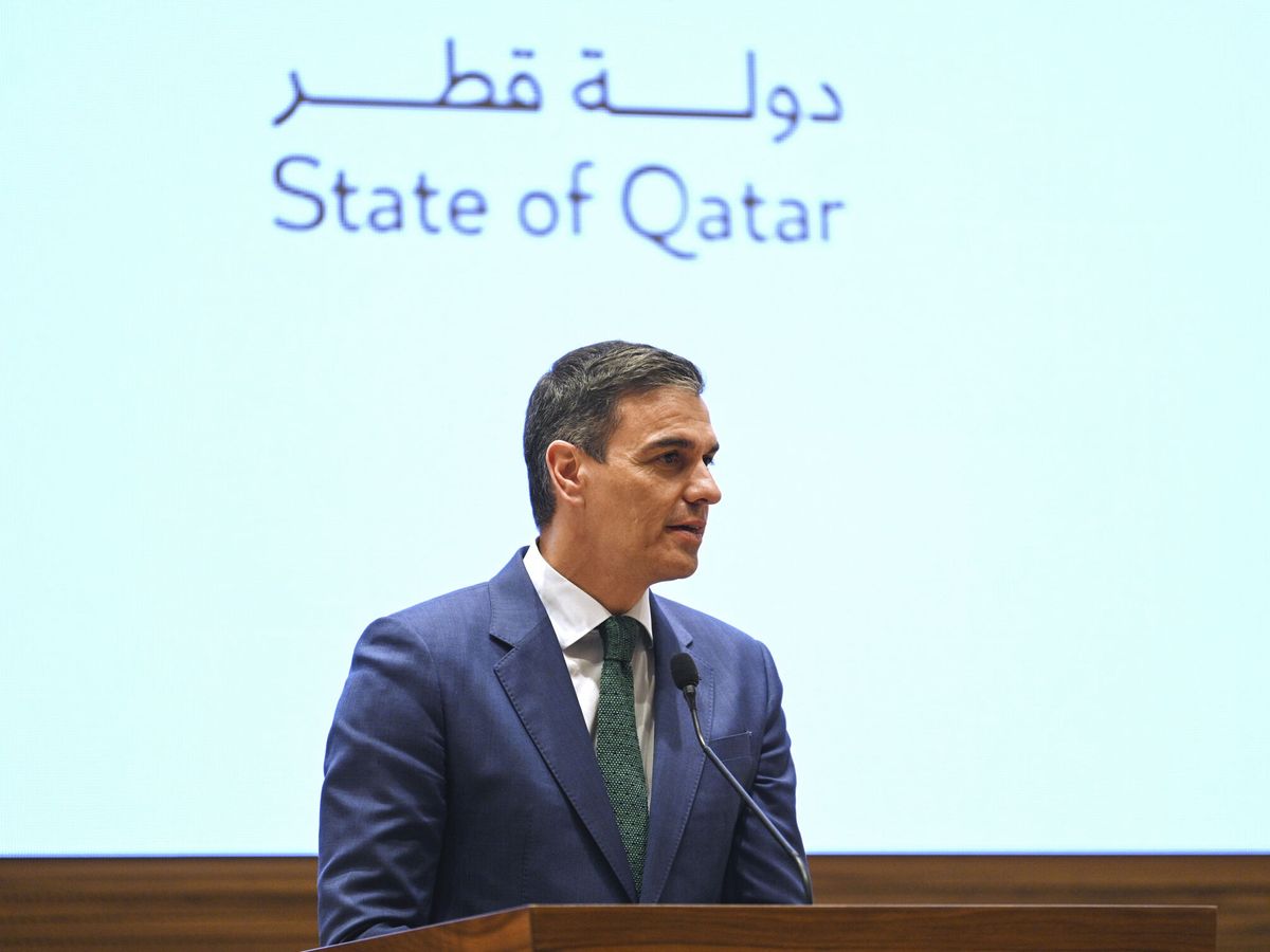 Foto: Pedro Sánchez en Doha (Qatar). (EFE / Borja Puig de la Bellacasa)