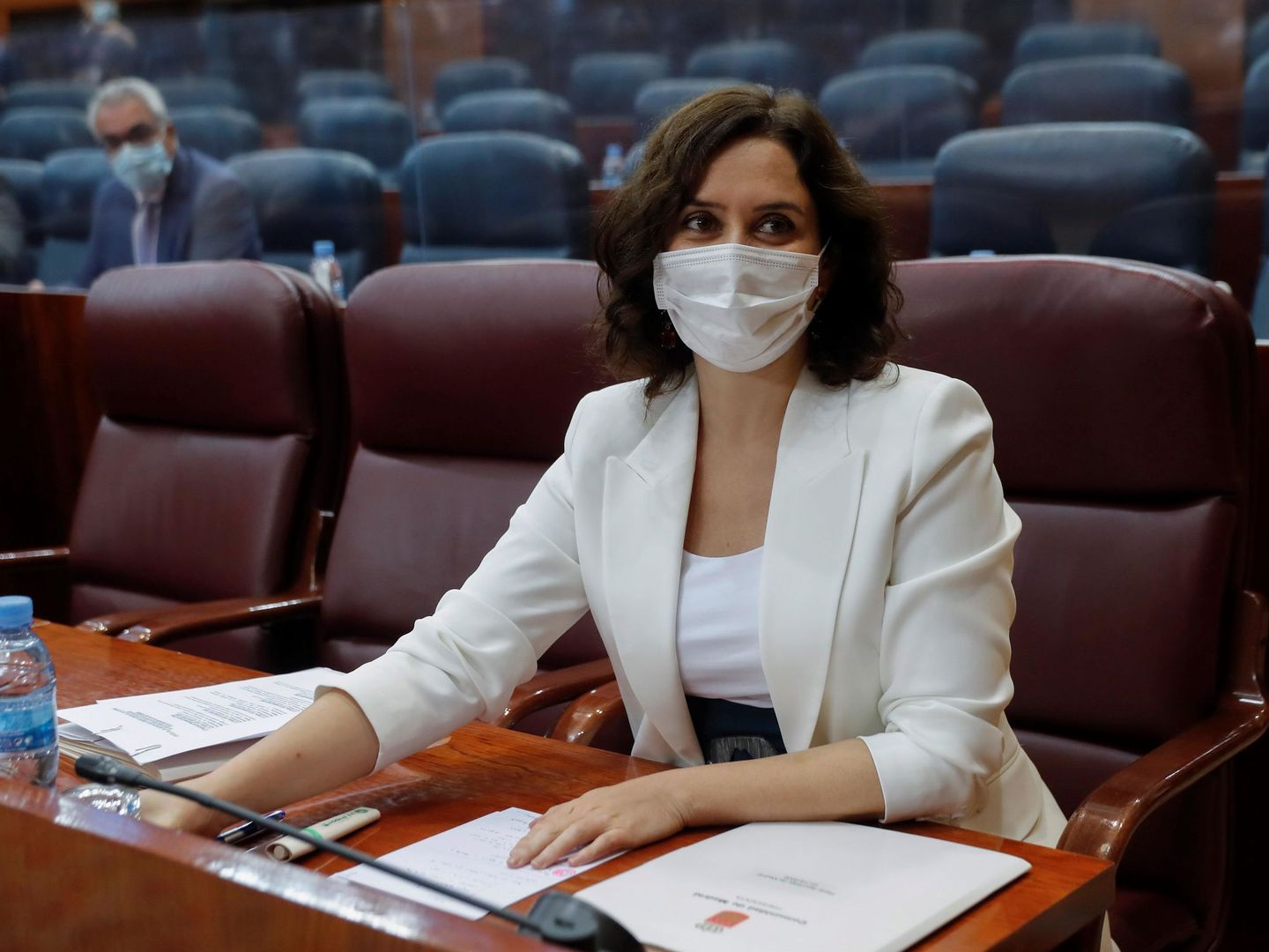 Isabel Díaz Ayuso, en la Asamblea de Madrid. (EFE)