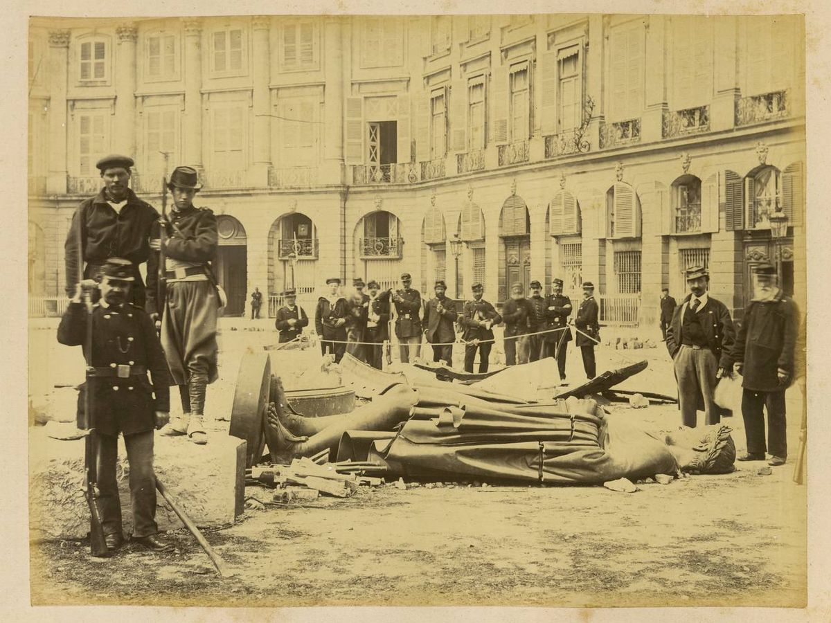 Foto: El establecimiento de la Comuna de París en 1871.