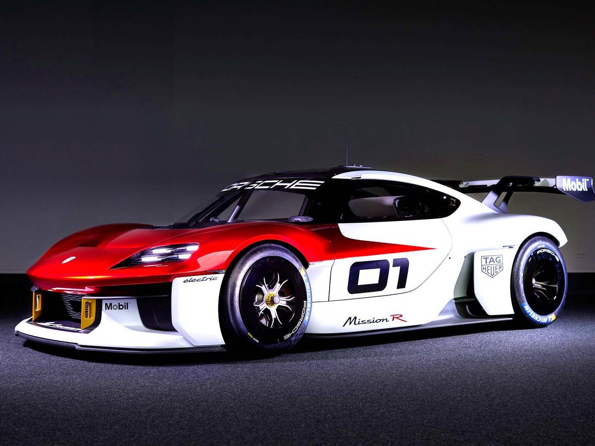 Foto: El Porsche Mission R deja ver cuál será el futuro modelo de las carreras cliente de eléctricos.