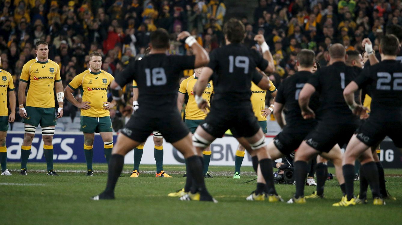 Foto: Australia ganó a Nueva Zelanda en agosto en el Rugby Championship (Reuters)