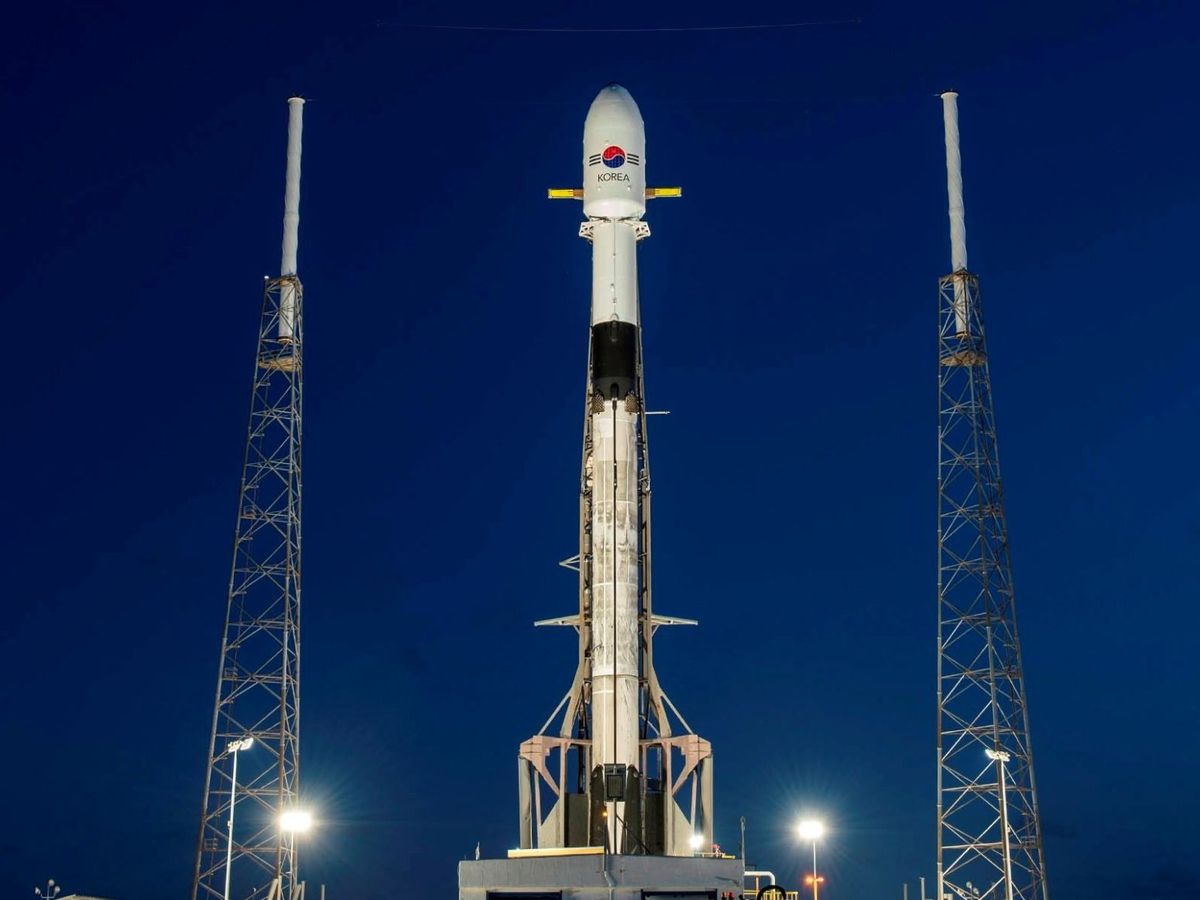Foto: Vista del lanzamiento de SpaceX. (EFE)