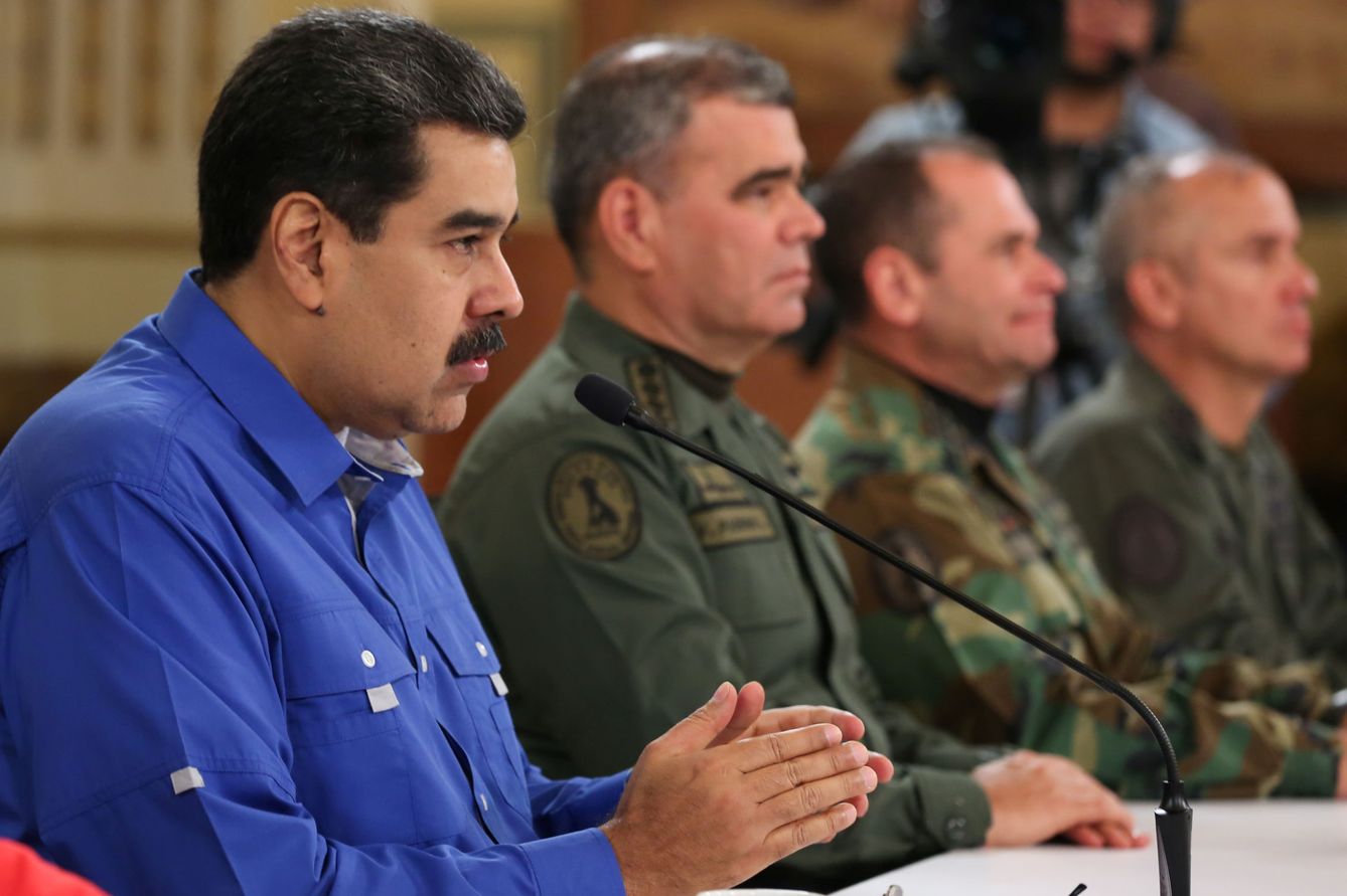 Nicolás Maduro, durante su intervención este jueves. (Reuters)