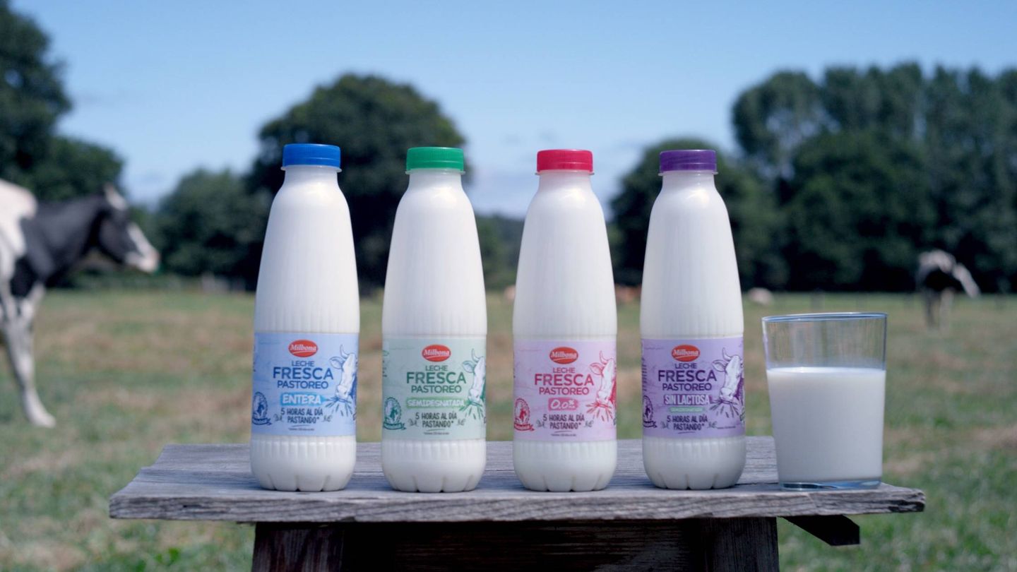 Lidl garantiza que su marca blanca de leche proviene de granjas sostenibles. 