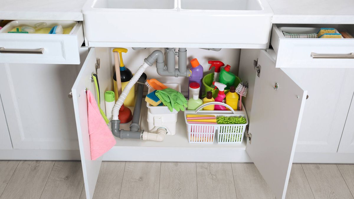 Las cosas que no deberías guardar (bajo ningún concepto) en el armario del fregadero