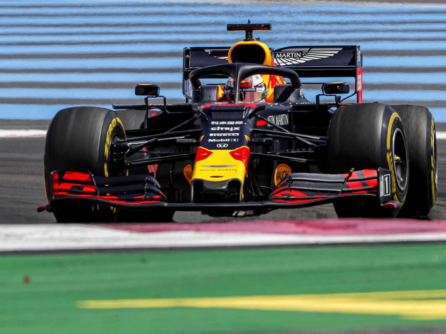Verstappen durante el Gran Premio de Francia. (EFE)
