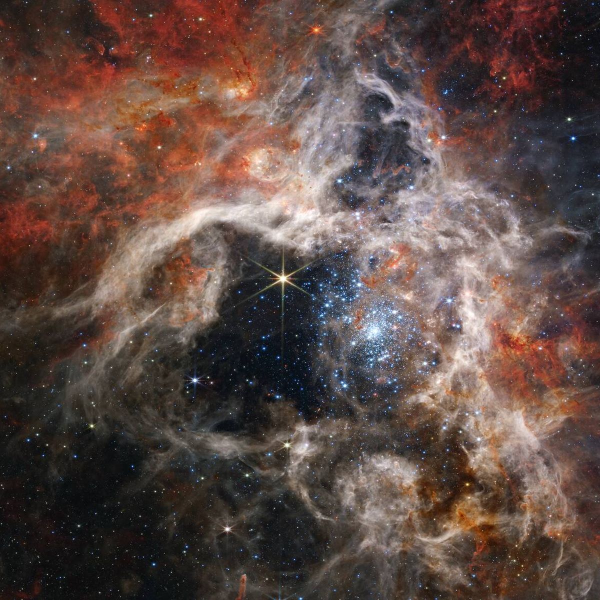 El James Webb revela el nacimiento de miles de estrellas