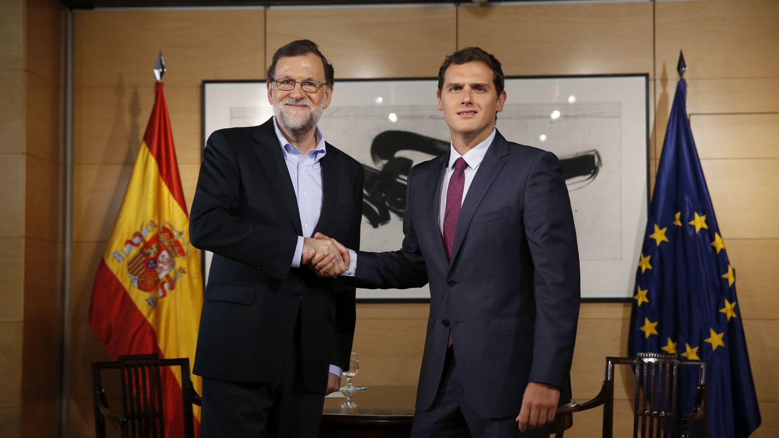 Foto: Reunión de Mariano Rajoy y Albert Rivera el 18 de agosto. (EFE)