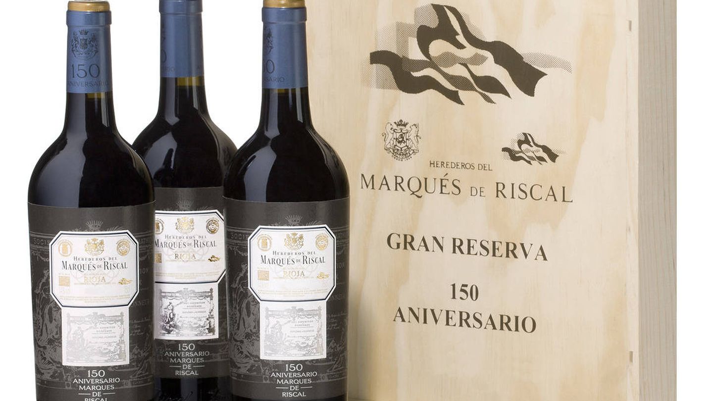 Botellas de Marqués de Riscal.