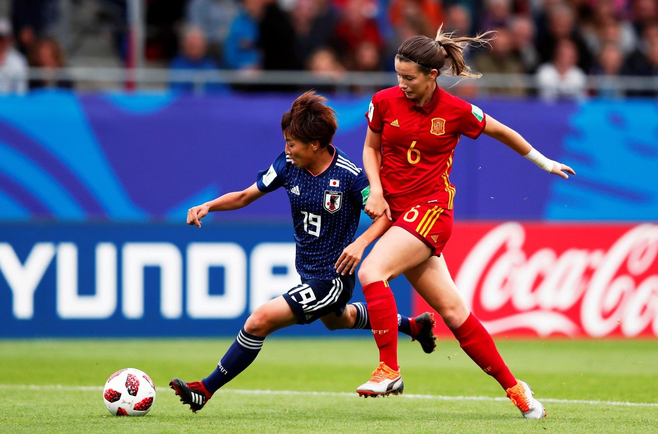 Damaris, contra Japón en el Mundial sub 20 que disputó con España. (EFE/Ian Langsdon)