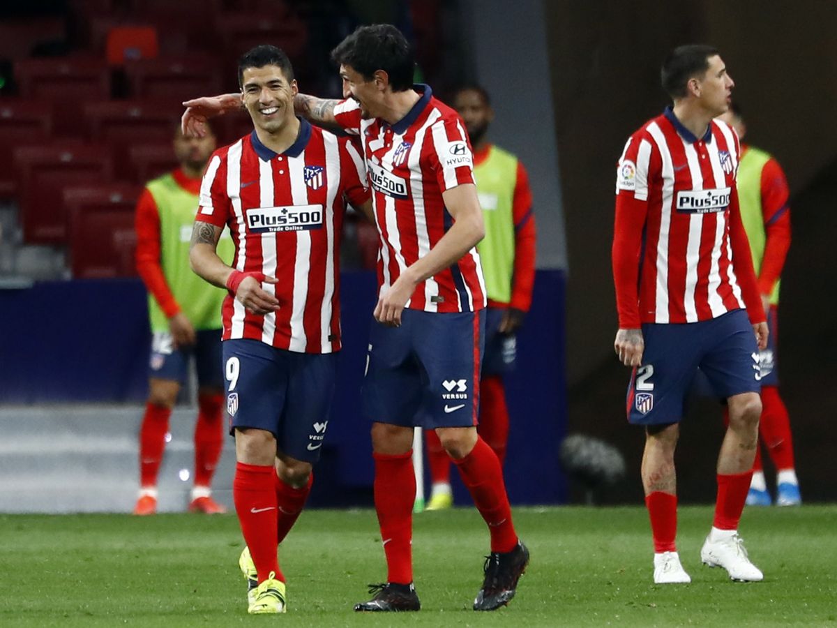 Foto: Suárez celebra su tanto en el partido. (Reuters)
