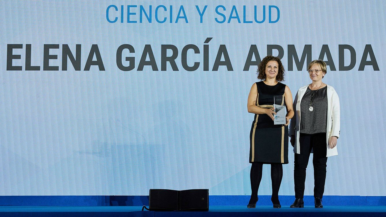 Elena García Armada, galardonada en la categoría de Ciencia y salud.