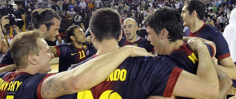 Foto: El Barcelona Intersport gana en León y logra su vigésimo título de la liga ASOBAL