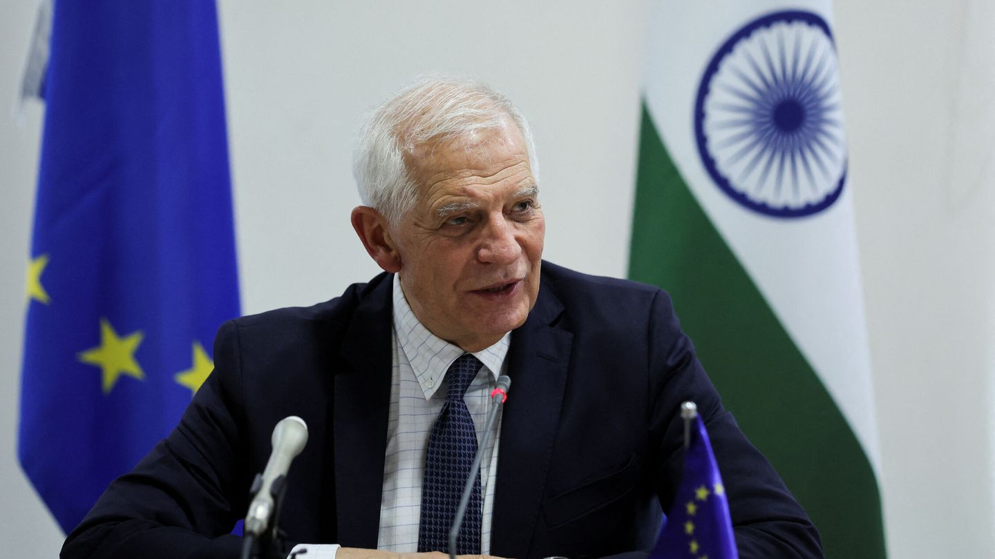 High Representative of the European Union for Foreign Affairs and Security Policy Josep Borrell attends a news conference, ahead of the G20 Foreign Ministers' meeting, in New Delhi, India March 1, 2023. REUTERS Anushree Fadnavis