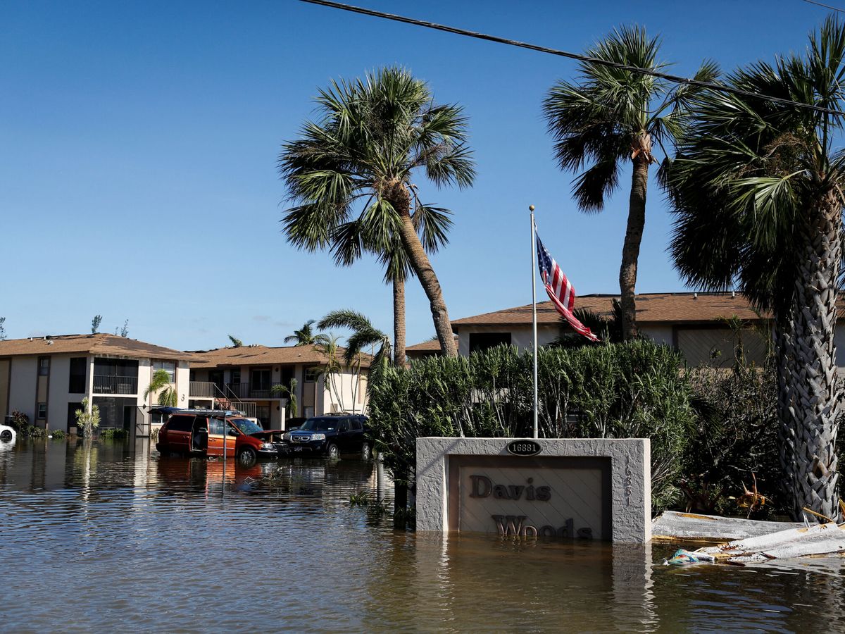 Foto: El huracán Ian arrasa Florida. (Reuters/Marco Bello)