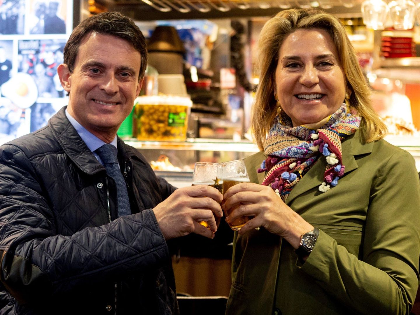 Manuel Valls y Susana Gallardo en una imagen de archivo. (EFE)