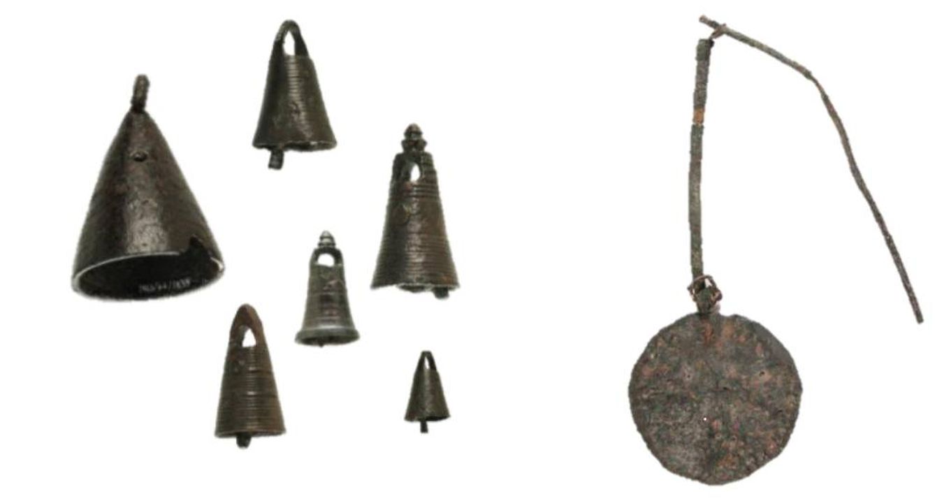 Instrumentos de uso en ceremonias funerarias. (Museo Arqueológico Nacional)