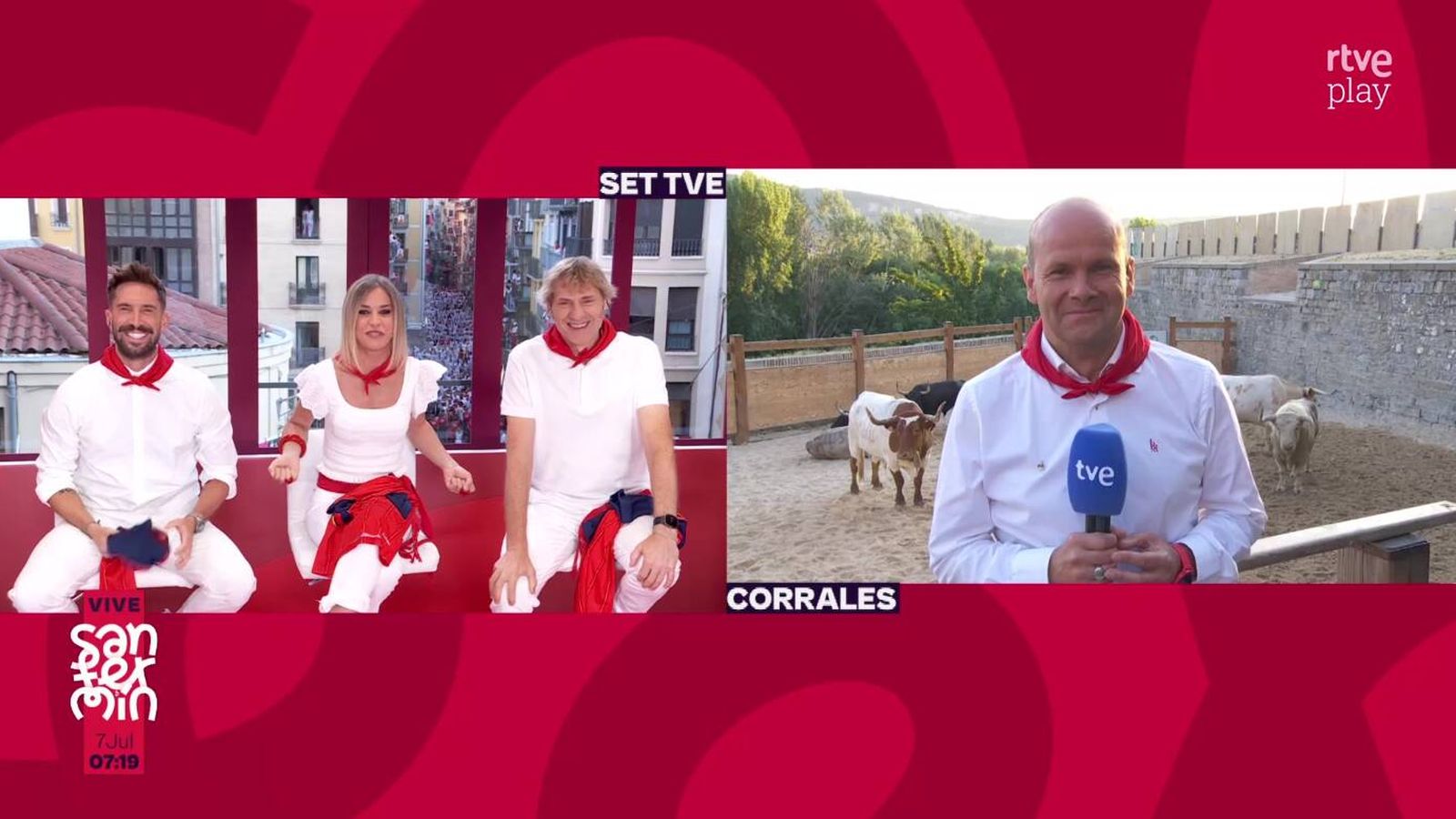 Audiencias TV | El primer encierro de San Fermín y el Mundial arrasan en La 1, que dejan en mínimos al resto de ofertas