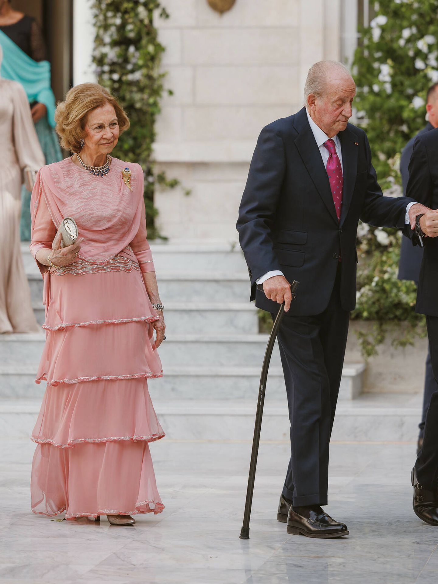 La reina Sofía junto al rey Juan Carlos. (RHC)