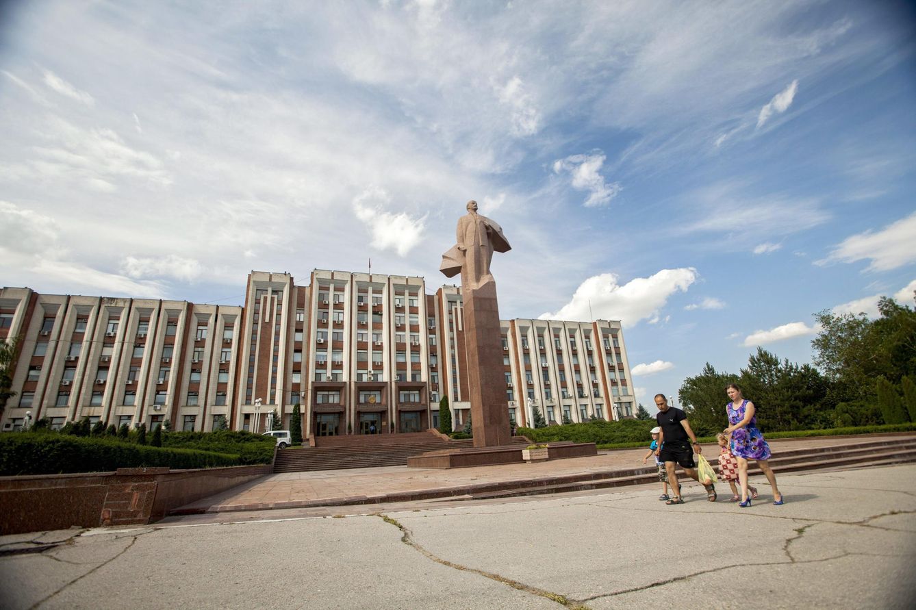 El Consejo Supremo de autoproclamada República de Transnistria en Tiraspol. (EFE)