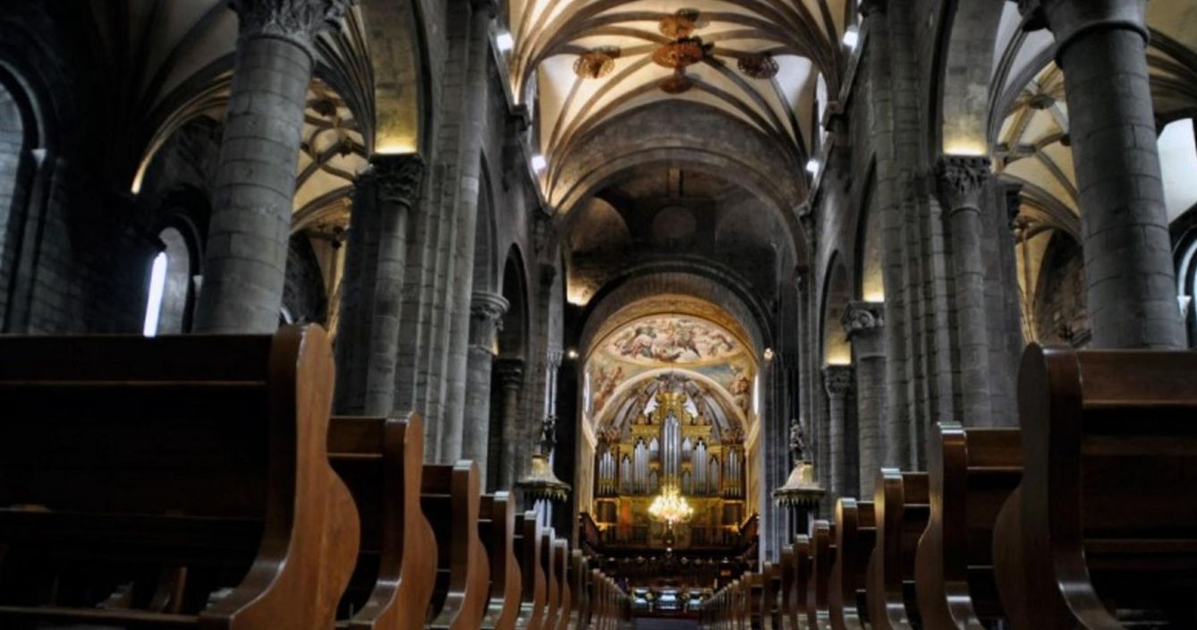 Interior catedral de Jaca. Foto OT Jaca