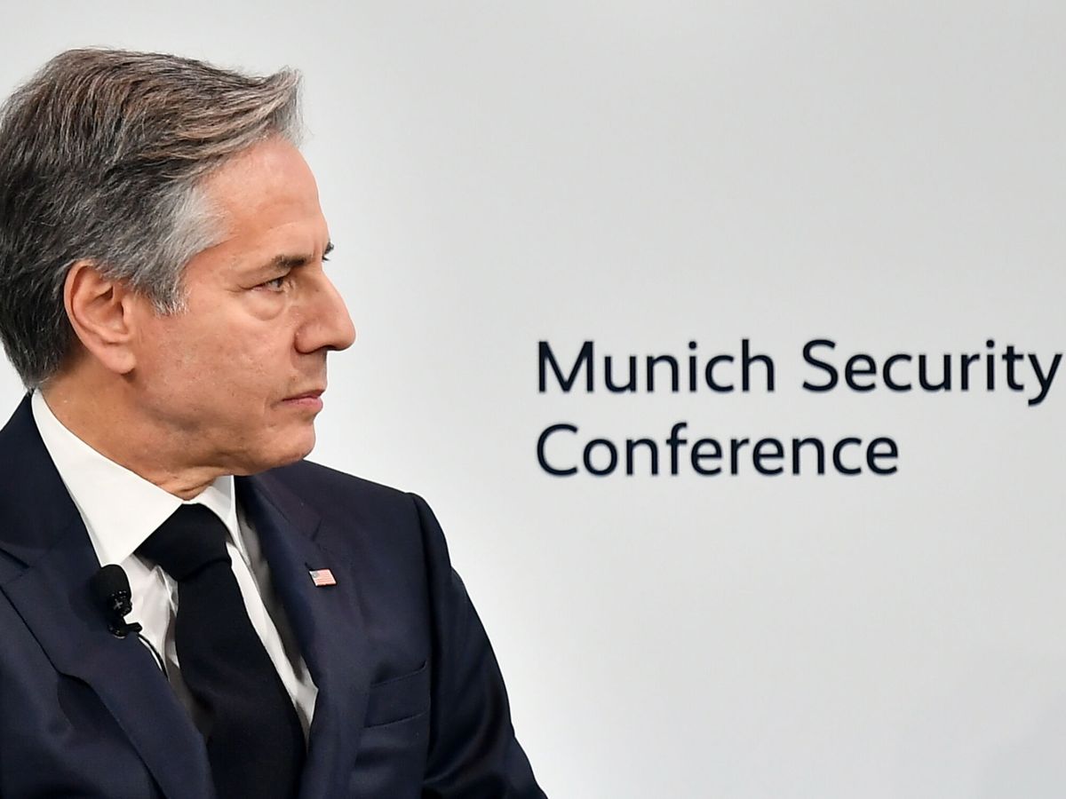 Foto: Antony Blinken, en la Conferencia de Munich. (EFE)