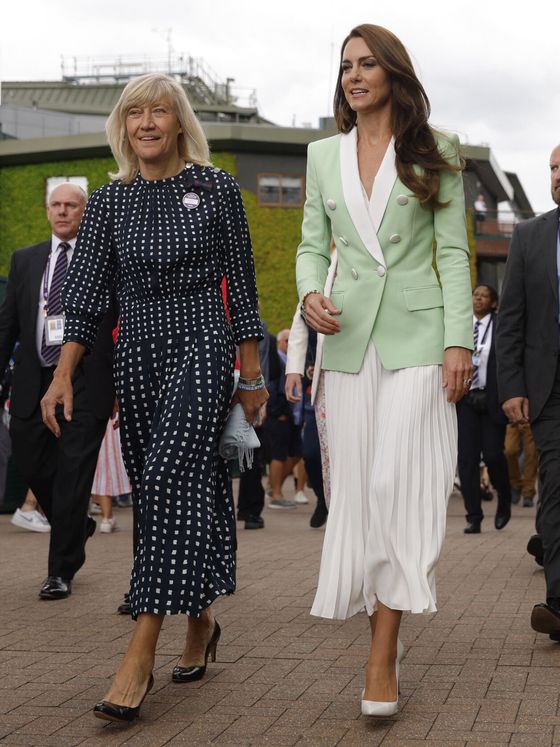 Kate Middleton, a su llegada a Wimbledon. (Reuters)