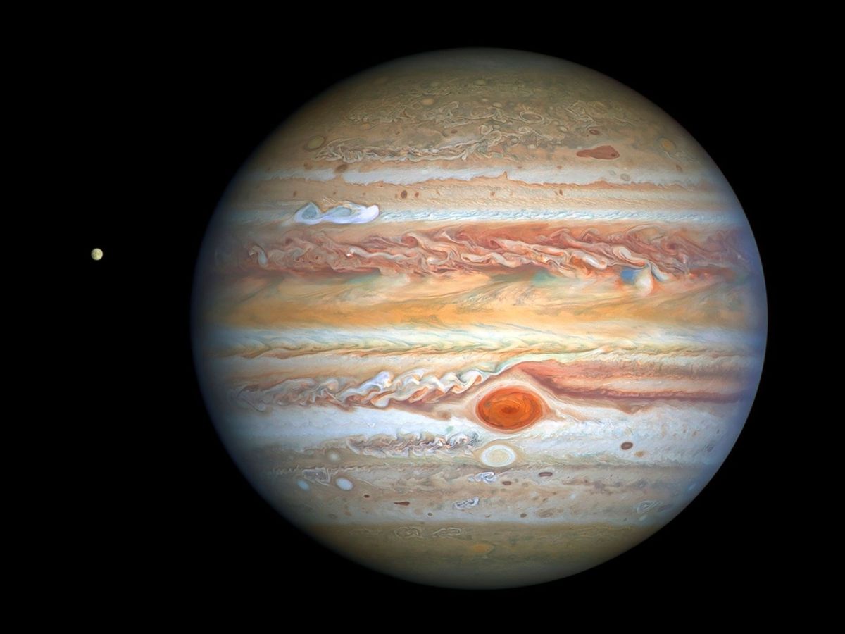 Foto: Júpiter y Saturno se verán como si fuera un doble planeta (Foto: EFE)