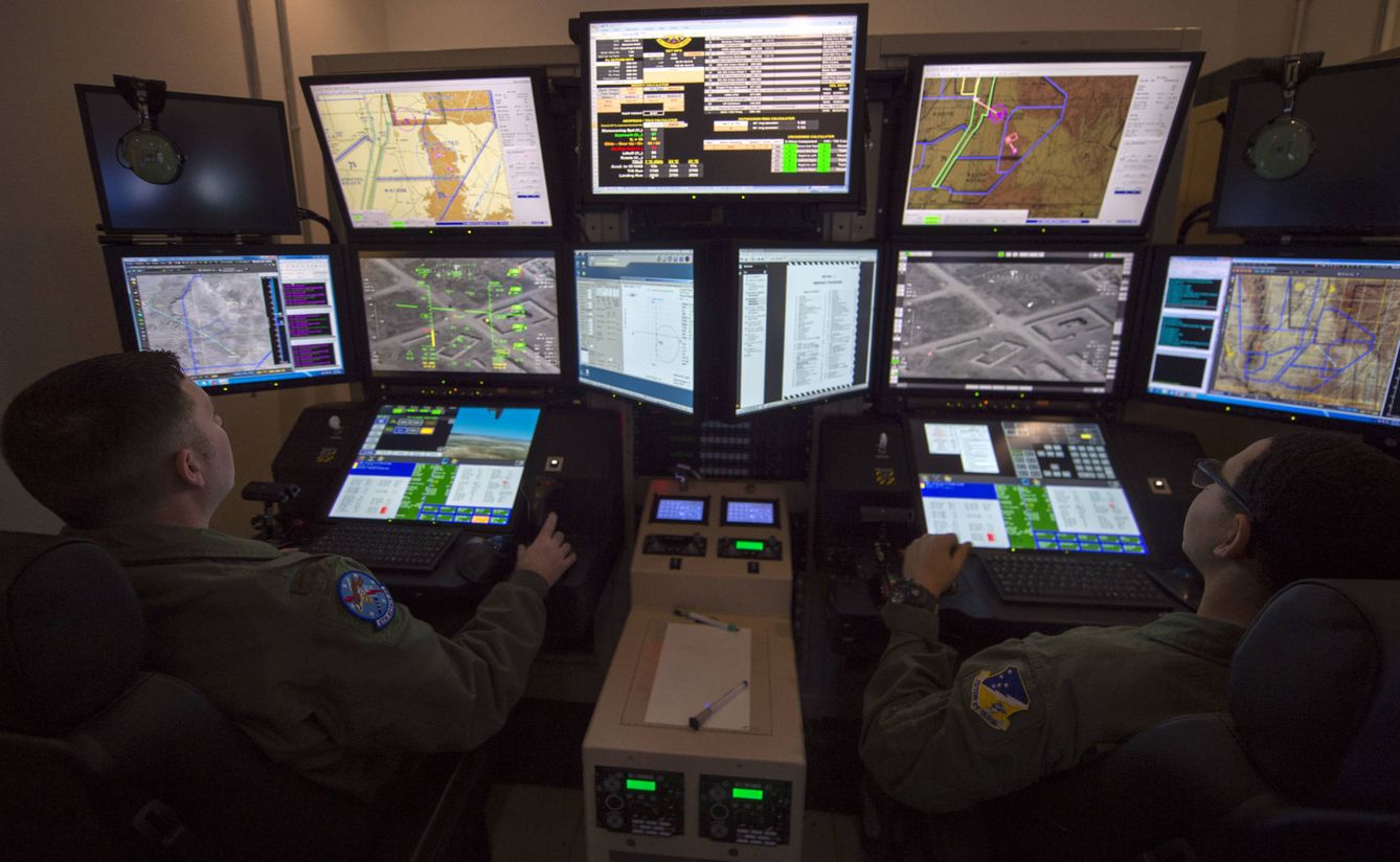 Simulador de vuelo del MQ-9 (USAF)