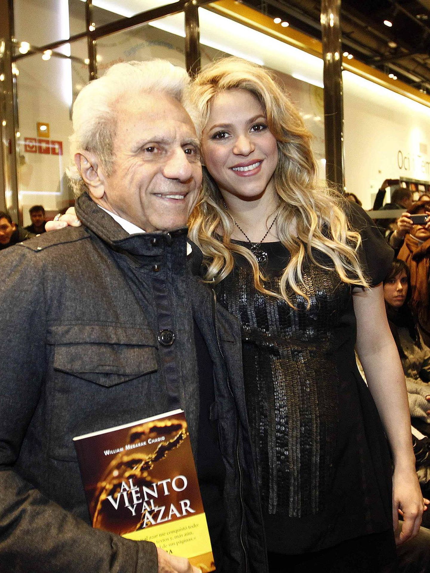Shakira y su padre, en una imagen de archivo. (EFE/Marta Pérez)