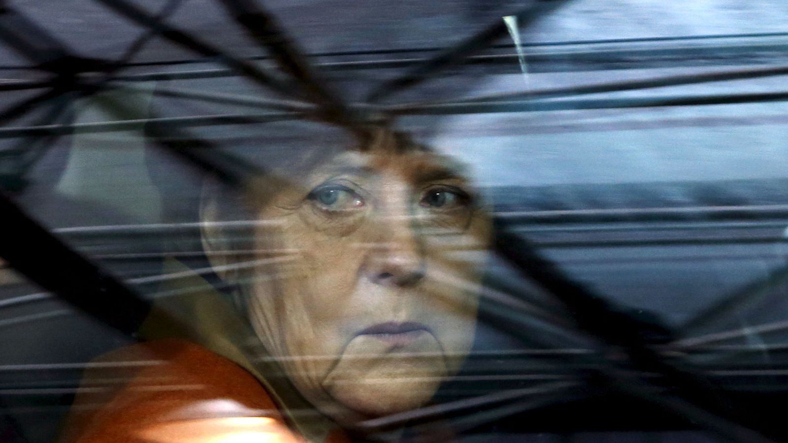 Foto: Angela Merkel, en su llegada a la Casa Konrad Adenauer. (Reuters)