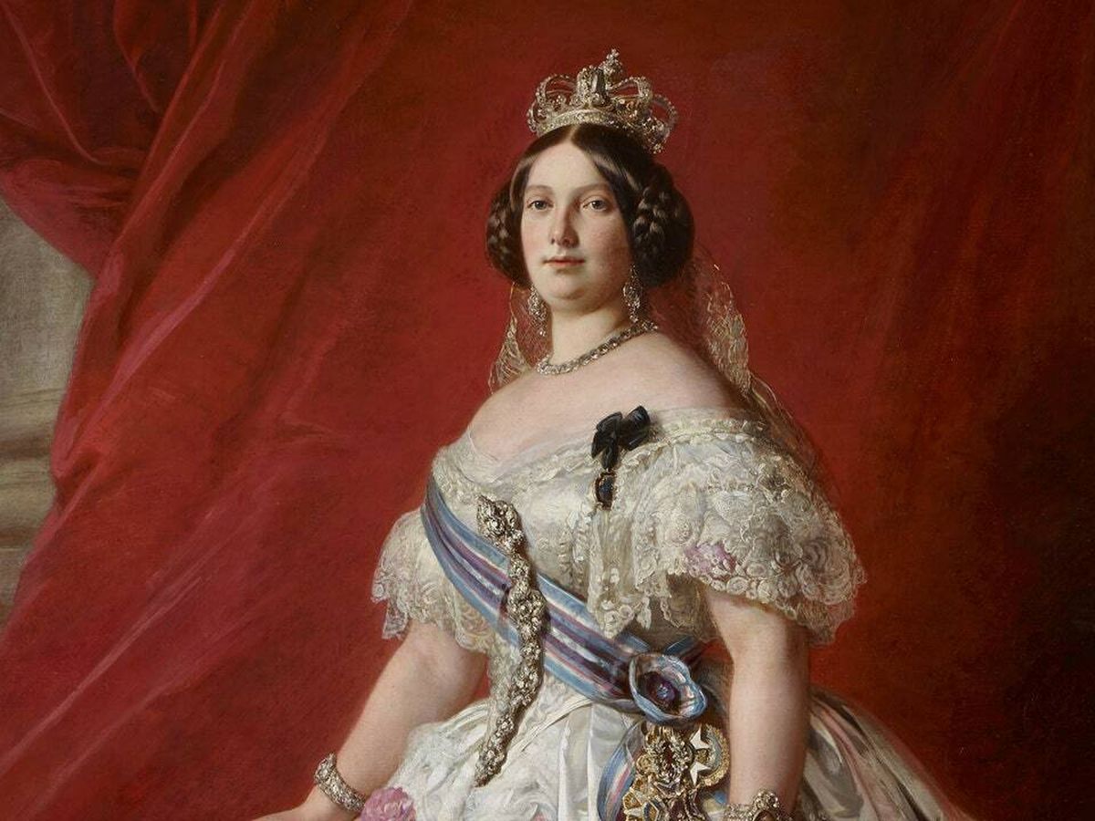 Foto: Isabel II.  (Franz Xaver Winterhalter, Palacio Real de Madrid.