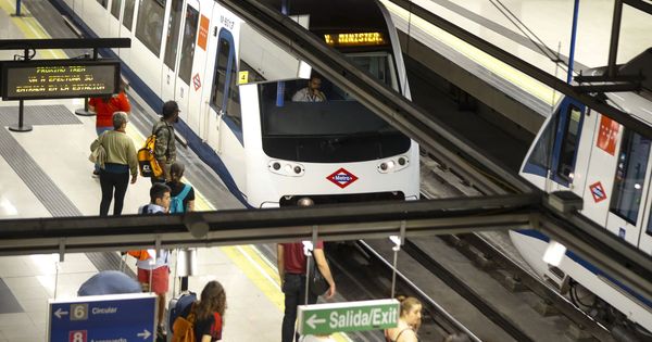 Foto: Estación de metro en Madrid.